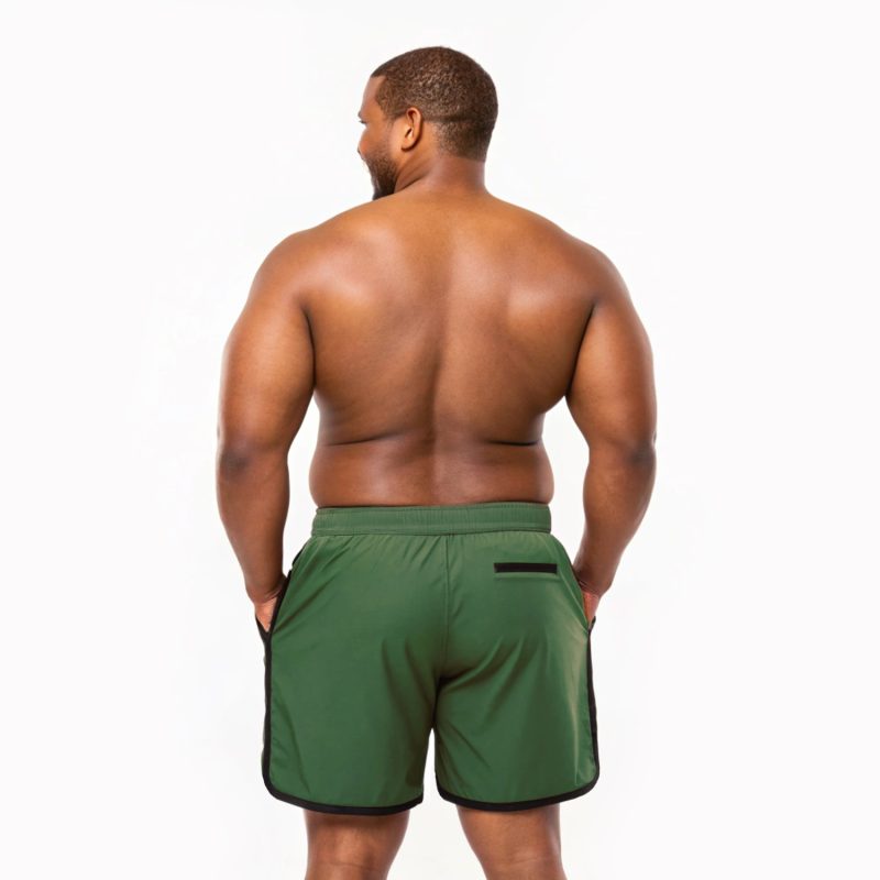 WOOFGUY (Army Green) Retro Short (Black Chub) Back